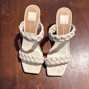 Dolce Vita Women's Cream Braided Sandals